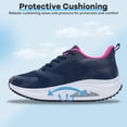 thumbnail image 3 of Z ZARPION Plantar Fasciitis Shoes Women Walking Arch Support Tennis Casual Athletic Nurse Orthotic Sneakers for Foot Pain Relief US Size 11, 3 of 9
