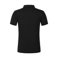 thumbnail image 4 of Fnooota Mens Polo Shirts 2025, Collared Casual Holiday Summer Short Sleeve Shirts Black Size 3XL, 4 of 4