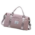thumbnail image 3 of Bolsa de gimnasio deportiva, bolsa de viaje, bolsa de equipaje, bolsa de mano duradera, bolsa de transporte de gran capacidad, bolsa de viaje para el Púrpura, 3 of 8