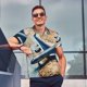 thumbnail image 4 of Balery Airplane World Map Adventure Camisa Polo de Hombre con Estampado, de Manga Corta y Tejido Medio, Camisa Tipo Golf Polo-3X-Large, 4 of 6