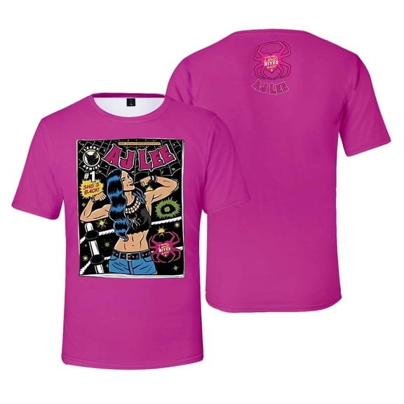 AJ Lee Comic Merch T-Shirts Women Men Short Sleeve Tee Casual Fashion Clothes