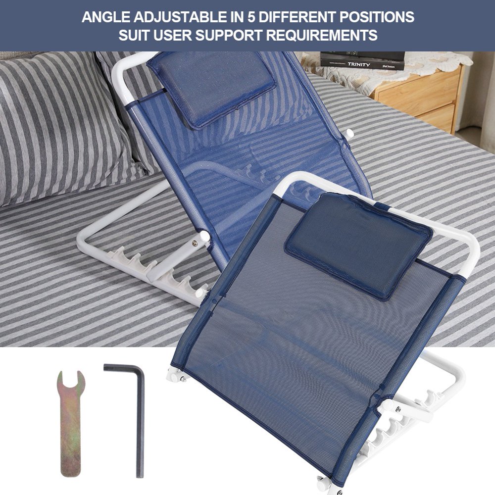 OTVIAP Adjustable Bed Backrest, Elderly Neck Head Lumbar Support Back