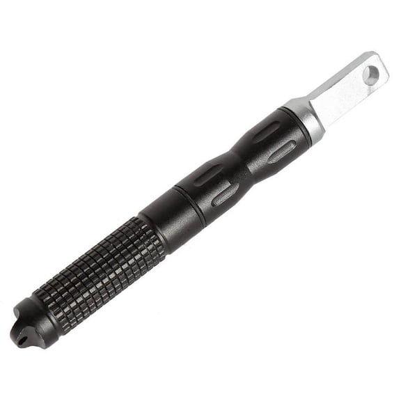 Survival Fire Starter, Portable Aluminum Ferro Rod Camping Tool, 11cm Waterproof Firesteel for Emergency Backpacking Mountaineering Gear