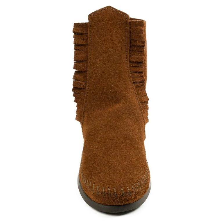 Minnetonka two button hardsole boot cheap mens