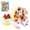 cake, variant on SSNTSY Transforming Robot Toys, DIY Food Deformable Robot Toys Transformer in 4 Types(French fries, yogurt, cake, hamburger), Multicolor Transforming Robot for Early Educational Brain