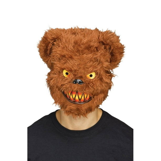 Killer Bear Adult Mask Halloween Accessory - Walmart.com - Walmart.com