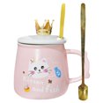 thumbnail image 1 of Taza de Ceramica Importacion Gatito Rosa 240 ml, 1 of 2