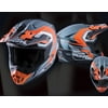 MSR SC1 Score Youth Helmet Grey/Orange/Silver Sm 359767