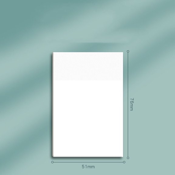 Self-adhesive Memo Pads Waterproof Pocketbook Scrapes Stickers Sticky Simple Note Paper Transparent Sticky Notes SMALL