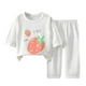 thumbnail image 1 of Odeerbi 1-6 Años Niños Niñas Pijamas de Algodón de Verano de Manga Corta Pantalones Suaves Impresos de Fresa Ropa de Dormir Conjunto de Pijama de Dos Piezas, 1 of 3
