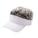 thumbnail image 3 of Gorra con visera Yinane Blanca Cabello Gris para hombres y mujeres, 3 of 8