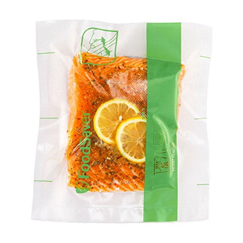 Rollo de sellado al vacío FoodSaver, fácil de sellar y pelar, 28 x 35 cm, 2 unidades