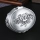 thumbnail image 4 of Joyero De Metal, Joyero Retro De Metal Rosa Con Forma Ovalada, Organizador Con Interior De Terciopelo, Caja De Almacenamiento De Joyería Con Anillo De aleación De Zinc Vintage, 4 of 7