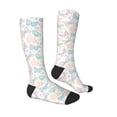 thumbnail image 3 of Haiem Colorful Butterfly Socks, Funny Novelty Crazy Design Cotton Socks Sports Socks Knee High Socks For Men, Women,1Pairs - Gift For Working Friends, 3 of 9