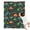 DarkBlue Cartoon Dinosaurs, variant on DarkBlue Cartoon Dinosaurs Names Pattern Blanket,Comfortable Soft Flannel Throw Blanket,All Season,Warm Lightweight Blankets for Sofa Bed Couch Living Room Chair,30"x40"