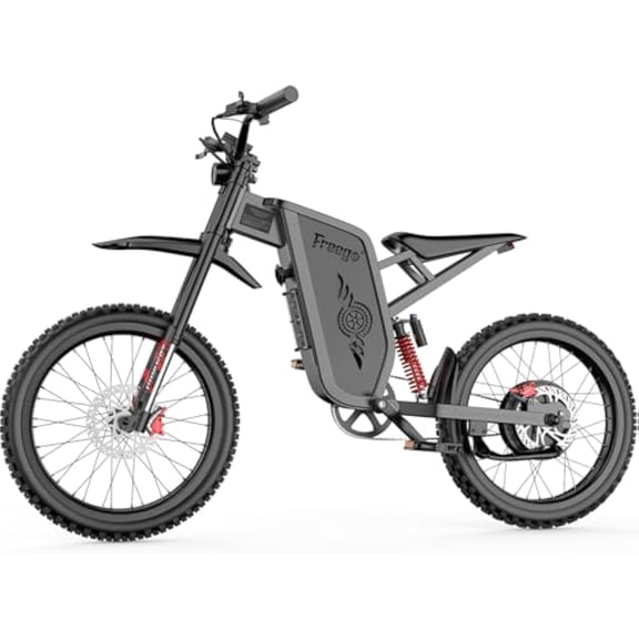 Freego X2Pro Electric Motorcycle for Adults, Electric Dirt Bike Teens 6000W(Peak) Motor 60V/30Ah Battery,50MPH/7 Speed Off Road Electric Bicycle,19x2 Full Suspension/Hydraulic Brake