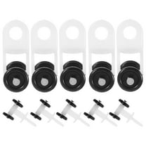 STOBOK 20Pcs Sturdy Plastic Curtain Track Gliders for Home Window Drapery Accessories