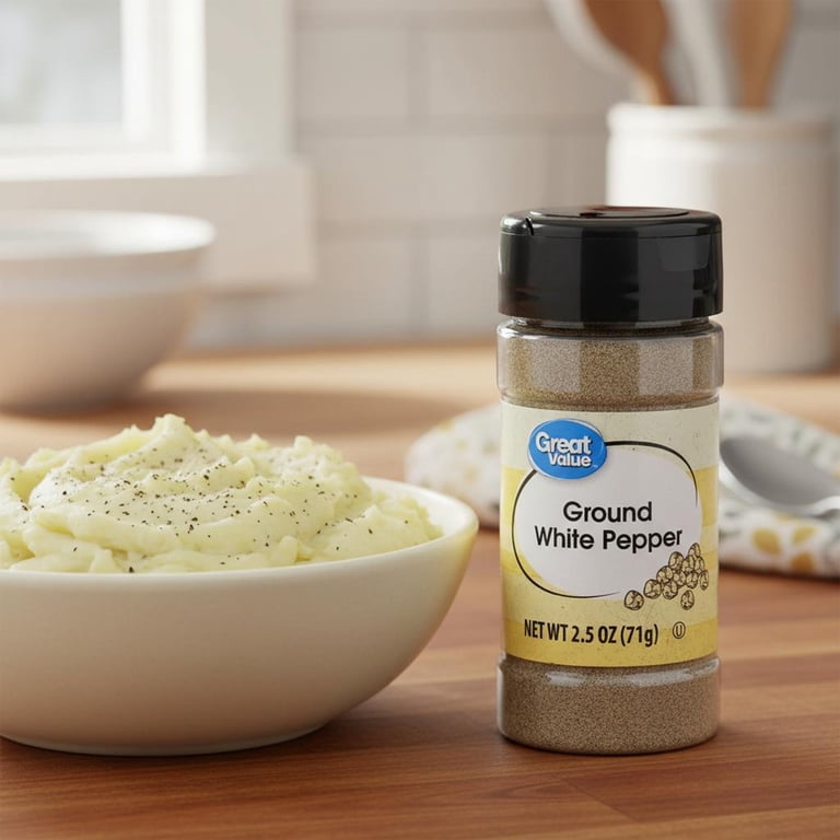 Great Value Ground White Pepper, 2.5 oz - Walmart.com