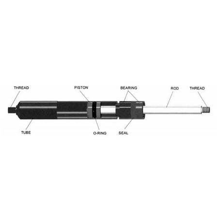 

Whitecap G-3120C 7 - 0.5 in. 20 lbs Gas Spring Black Nitate