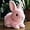 Pink, variant on Bunby - My Realistic Bunny Toy, Realistic Bunny, Realistic Bunny That Moves, Jumping, Twitching, and Ears, Handmade, Interactive Fun (Pink)