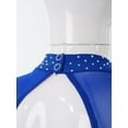 thumbnail image 4 of Alvivi Kids Girls Sheer Mesh Long Sleeves Figure Ice Skating Leotard Dress 4-6, 4 of 7