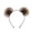 B, variant on Bear Headband Plush Hair Band, Cute Velvet Hair Accessory, Elastic Hair Wrap for Women, Perfect for Christmas Party, Holiday Costume, Gift, Wedding, Birthday Celebration A