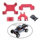 thumbnail image 4 of Soportes de amortiguadores delanteros y traseros para Wltoys 124018 de coche RC 1:12 rojo, 4 of 9
