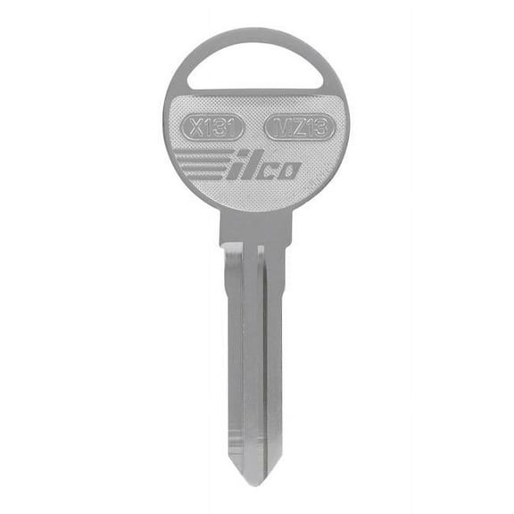 Hillman 5963947 Automotive Universal Key Blank for Double Sided for Ford - Case of 10, Silver