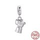thumbnail image 1 of NUEVO Globo de luciérnaga de plata esterlina 925 Bubble Tea & Abalorio colgante de oso de peluche compatible con pulsera Pandora Original, regalo de joyería DIY Dengxun unisex, 1 of 2