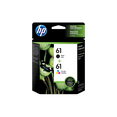 thumbnail image 3 of HP 61 2-pack Black/Tri-color Original Ink Cartridges, ~170 pages, CR259FN#140, 3 of 7