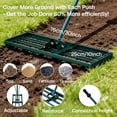 thumbnail image 4 of BN-LINK Lawn Leveling Rake, 30"x10" Leveler Plate, Yard Leveling Rake with Ergonomic Adjustable Handle,Soil Level Tool for Garden,Ground,Backyard,Farm,Green, 4 of 6