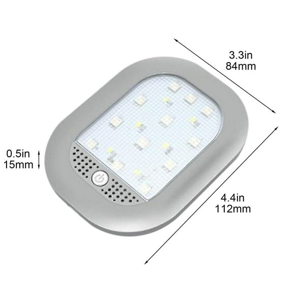 Portable Rechargeable Voice-Controlled LED Car Interior Light - 8 Colors, Easy Installation, Magnet Mount for All Vehicles, Ideal for Reading and Camping