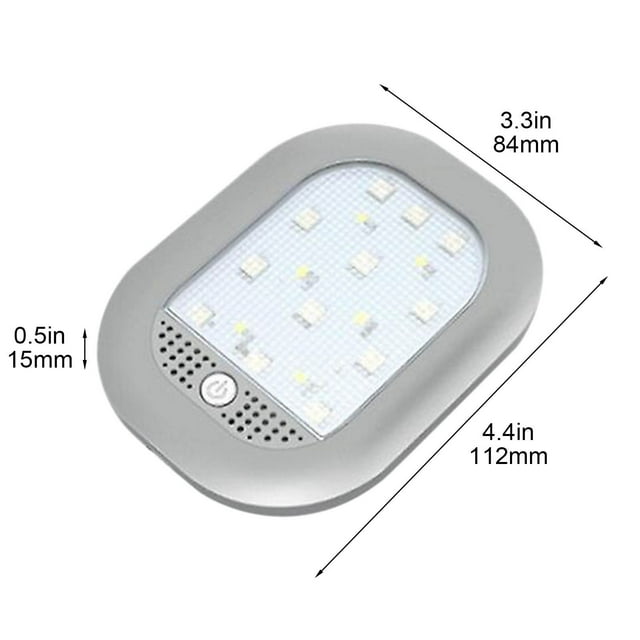 Car Color Reading Light Roof LED Interior Light Lamp Rear Car Ceiling Light Trunk Roof Light