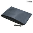 thumbnail image 3 of Uxcell A5 Document Pocket Storage Pouch Waterproof Zipper File Bags, Gray 10 Pack, 3 of 6
