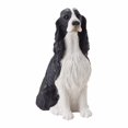 thumbnail image 1 of Sandicast SS17301 Small Size Black And White Springer Spaniel Sculpture, Sitting, 1 of 1
