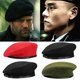 thumbnail image 4 of Newway Men Women Soldier Beret Hat Unisex Military Army Hats French Style Unicompatiblem Casual Stree Beret Cap, 4 of 5