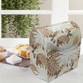 thumbnail image 3 of Floral Stand Mixer Cover, Coming of the Spring Themed Blossoming Petals Leaves Illustration, Kitchen Appliance Organizer Bag Cover with Pockets, 5 Quarts, Dark Orange Pale Green, by Ambesonne, 3 of 4