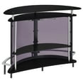 thumbnail image 6 of Amarillo Freestanding Glass Top Home Bar Wine Cabinet Black, 6 of 12