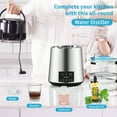 thumbnail image 3 of KFFKFF Water Distiller Distilled Water Maker Machine 4L/1.1Gal  0.3Gal/H Output, 750W Power, 0-99H Adjustable Timing, 3 of 10