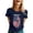 62Navy347, variant on Casual Short Sleeve Round Neck T Shirts For Women Patriotic Graphic Tee Independence Day 250th Anniversary T-Shirts Holiday Celebration Cozy Tops