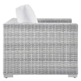 thumbnail image 4 of Modway Convene 4-Piece Outdoor Patio Set in Light Gray White, 4 of 10
