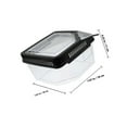 thumbnail image 4 of OULII Rectangular Plastic Reptile Terrariums Carrier 1Pcs, 4 of 8