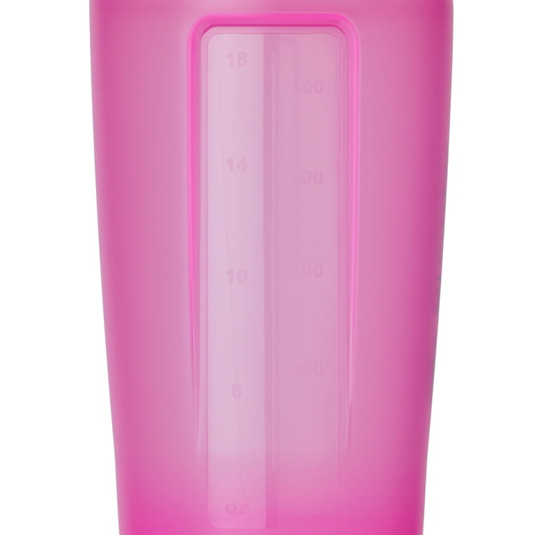 BlenderBottle Classic 24oz Shaker Cup with Flip-Top, Pink photo 4