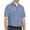 Blue/Charcoal Microcheck, variant on Men's Short Sleeve Enhanced Visibility Shirt
