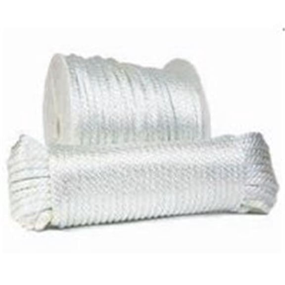 5220844 Rope Nylon Braid White .25 x 500 Ft. - White - .25 x 500 Ft.