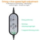 thumbnail image 4 of Bewildely Invernadero USB Clip-on LED Regulable Grow Light Sótano Flor de interior Planta suculenta Cultivo de plantas de semillero Lámpara 1250 Lumen Jardín y Patio 15W 1 cabeza Bewildely HA011855-01B, 4 of 6