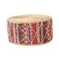 thumbnail image 2 of jinwen Coussin de Méditation Portable Tissé Tatami Tapis de Sol pour Prière Extérieure Intérieur Rouge, 2 of 9