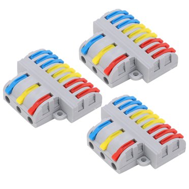 1000-Pack VSE-412 Lever Nut Compact Splicing Connectors - 2 Conductor, 2-Port