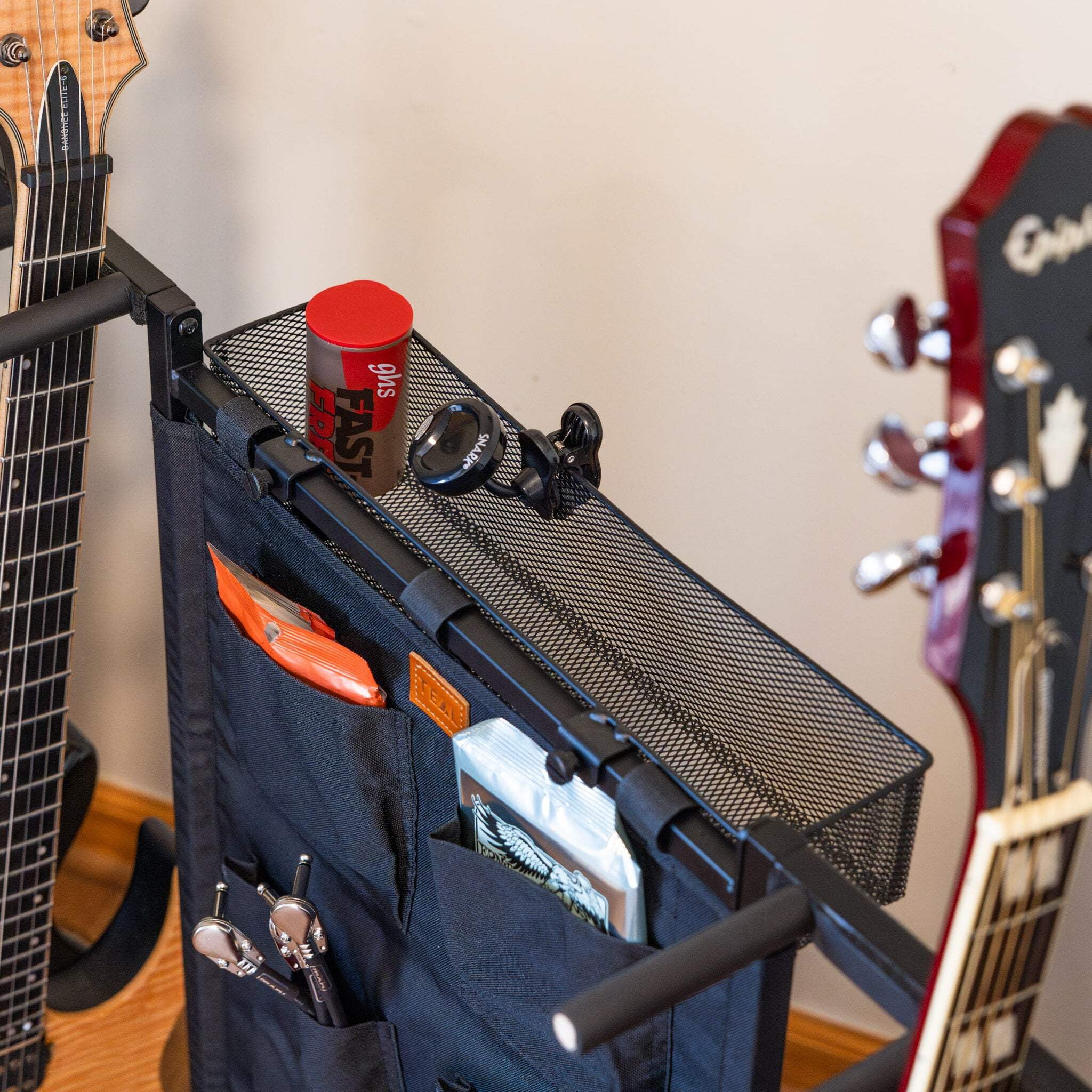 Guitar Stand for Multiple Guitars, The Headliner 10-Slot, Black