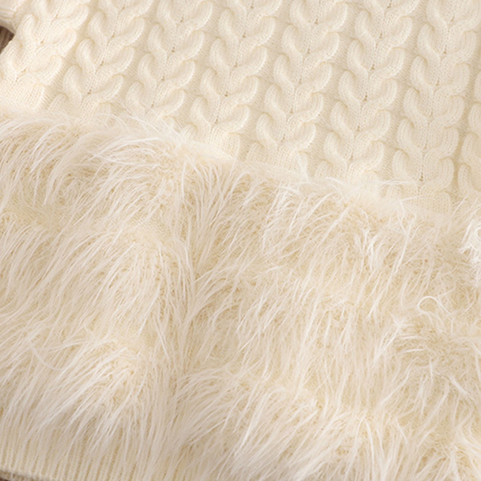Chbgutlmr Baby Clothes Girls 2 Piece Outfits Kids Knitted Sweaters Ruffle Wide Leg Pants Sets Fashion